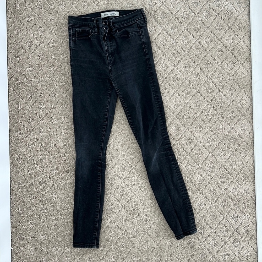 Gap Black Skinny High Rise Jeans